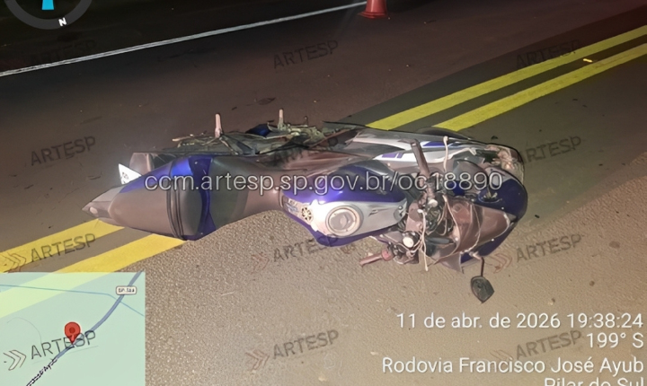 Acidente em rodovia de Pilar do Sul deixa um morto