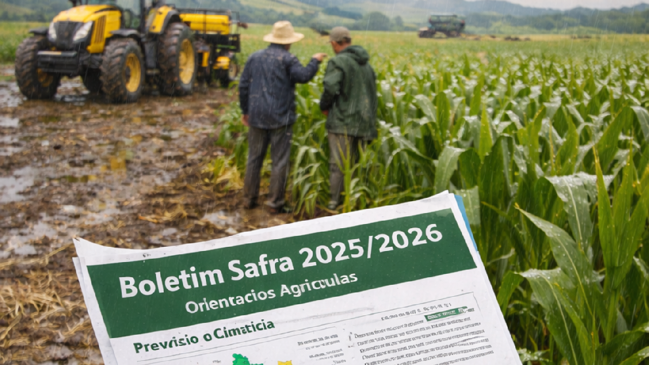 Agricultura divulga orientações para safra 2025/2026