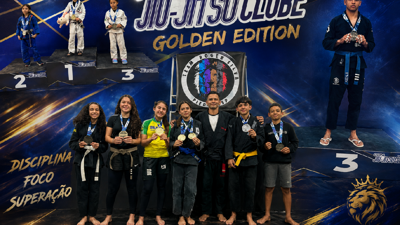 Atletas de Piedade conquista nove medalhas na Copa Jiu-Jitsu Gold Edition