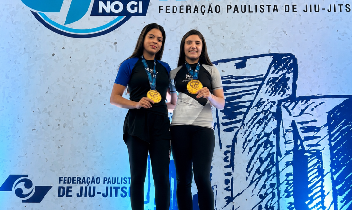 Bruniele e Nicoli conquistam títulos no Jiu-Jítsu