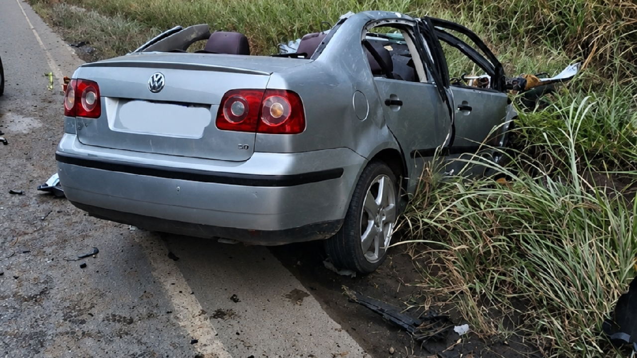 Colisão frontal entre carro e carreta deixa uma pessoa morta em Salto de Pirapora