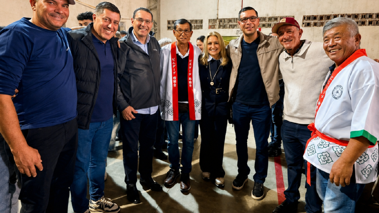 Deputada Maria Lúcia Amary participa da Noite do Sukiyaki