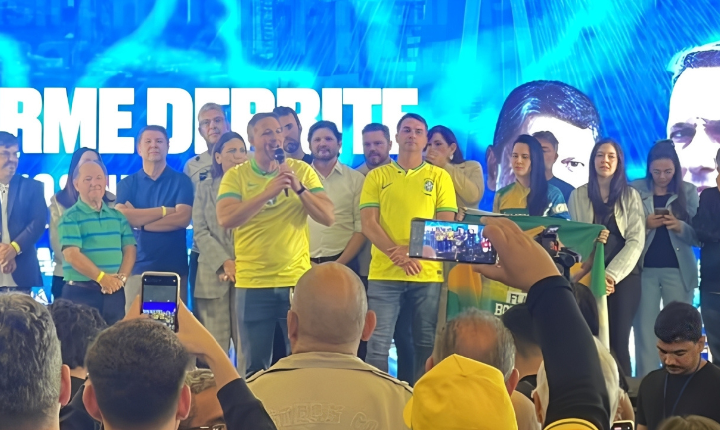 Derrite lança pré-candidatura ao Senado com apoio de Flávio Bolsonaroqp