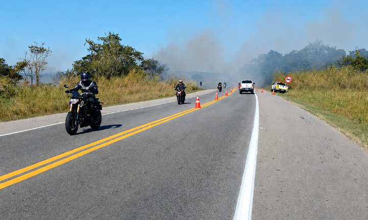 Estiagem aumenta risco de queimadas nas rodovias