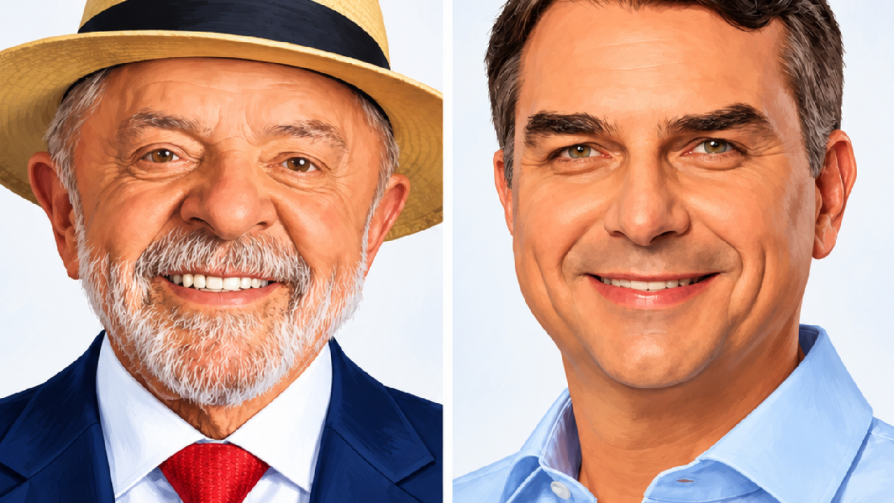 Flávio Bolsonaro tem 52% dos votos válidos contra 48% de Lula, aponta Real Time Big Data