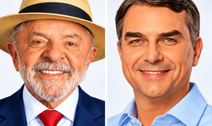 Flávio Bolsonaro tem 52% dos votos válidos contra 48% de Lula, aponta Real Time Big Data