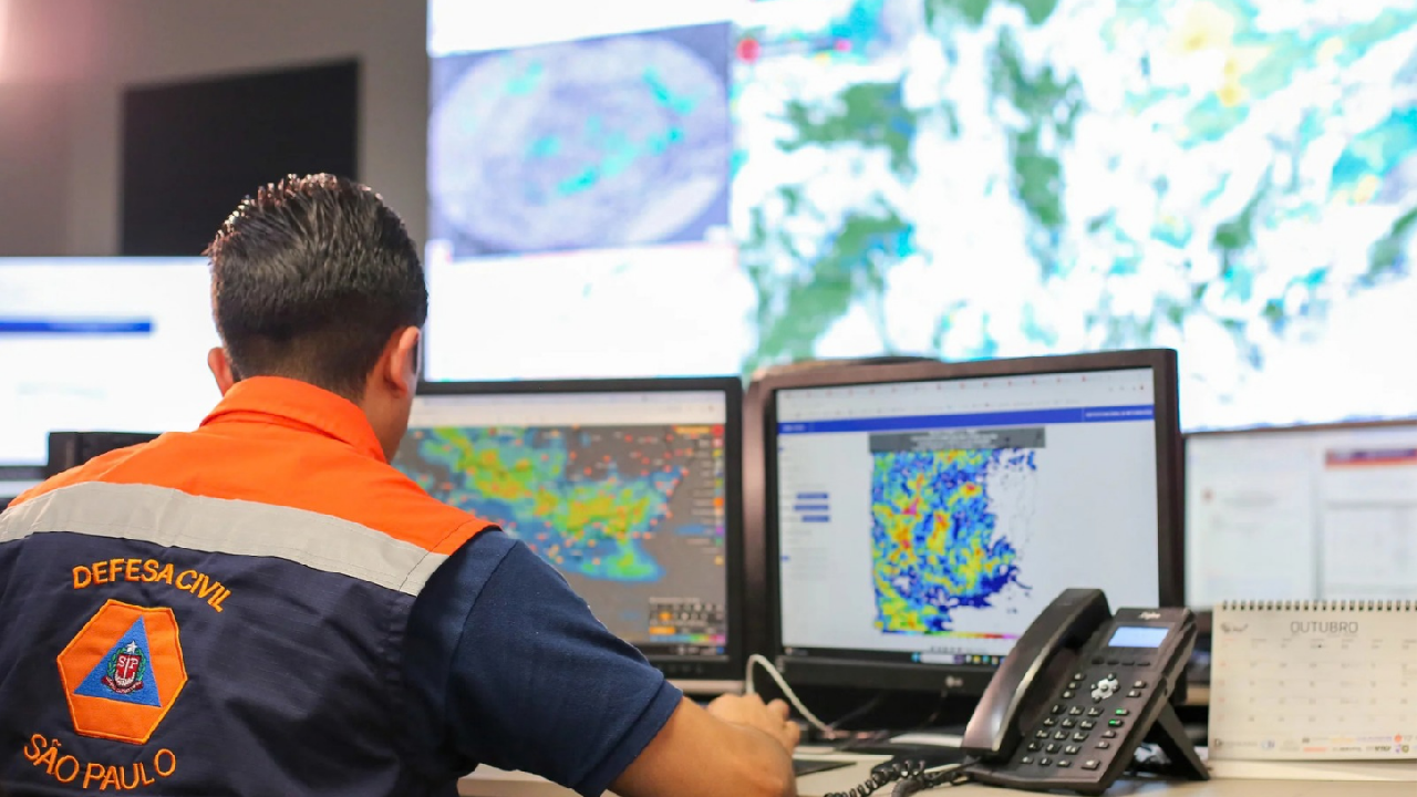 Frente fria aumenta chance de chuva  no Estado de São Paulo