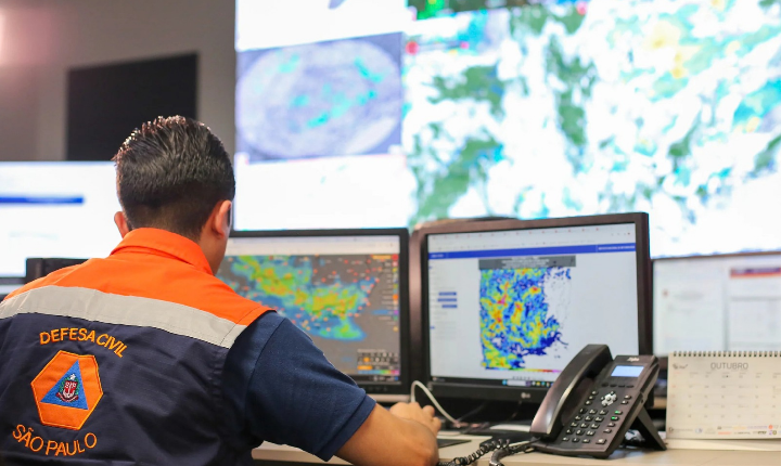 Frente fria aumenta chance de chuva  no Estado de São Paulo
