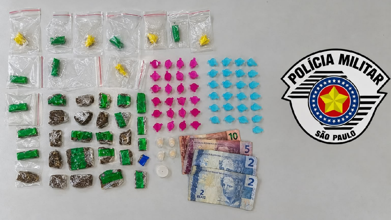 Homem é detido com drogas durante patrulhamento em Piedade