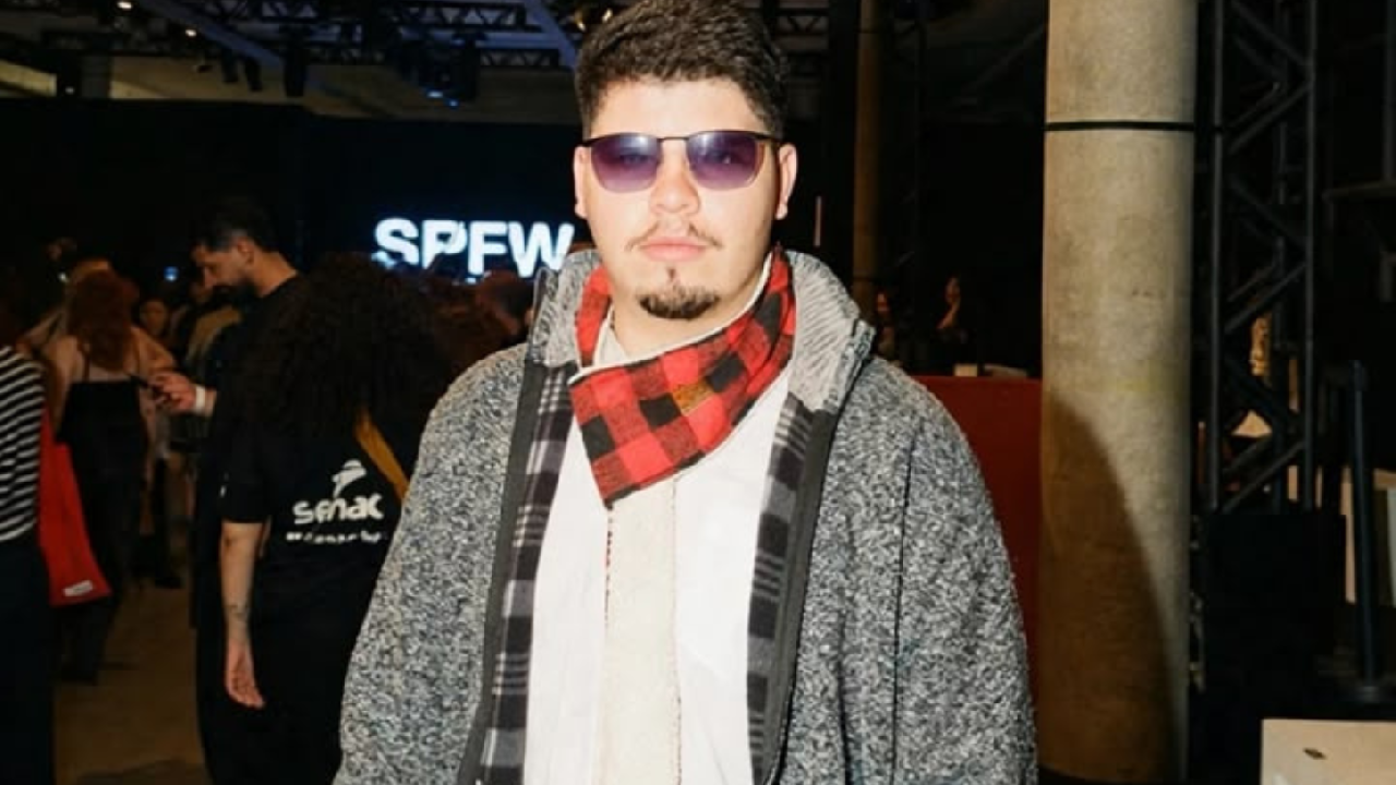 Jonas Luz representa Piedade na São Paulo Fashion Week