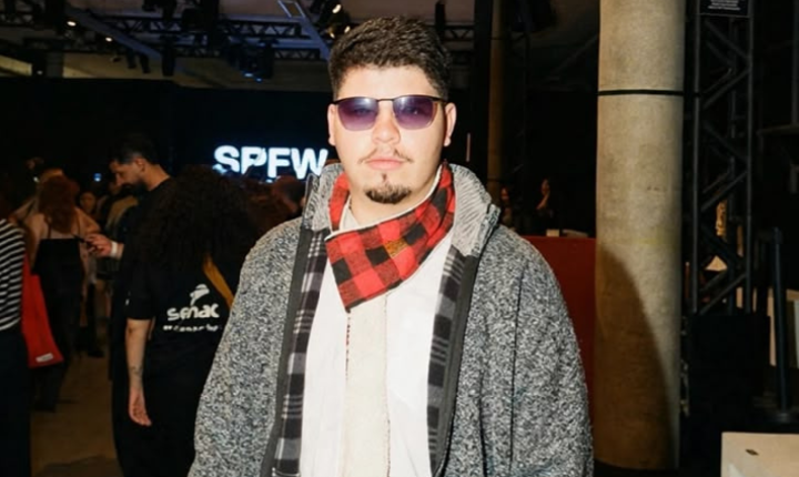 Jonas Luz representa Piedade na São Paulo Fashion Week