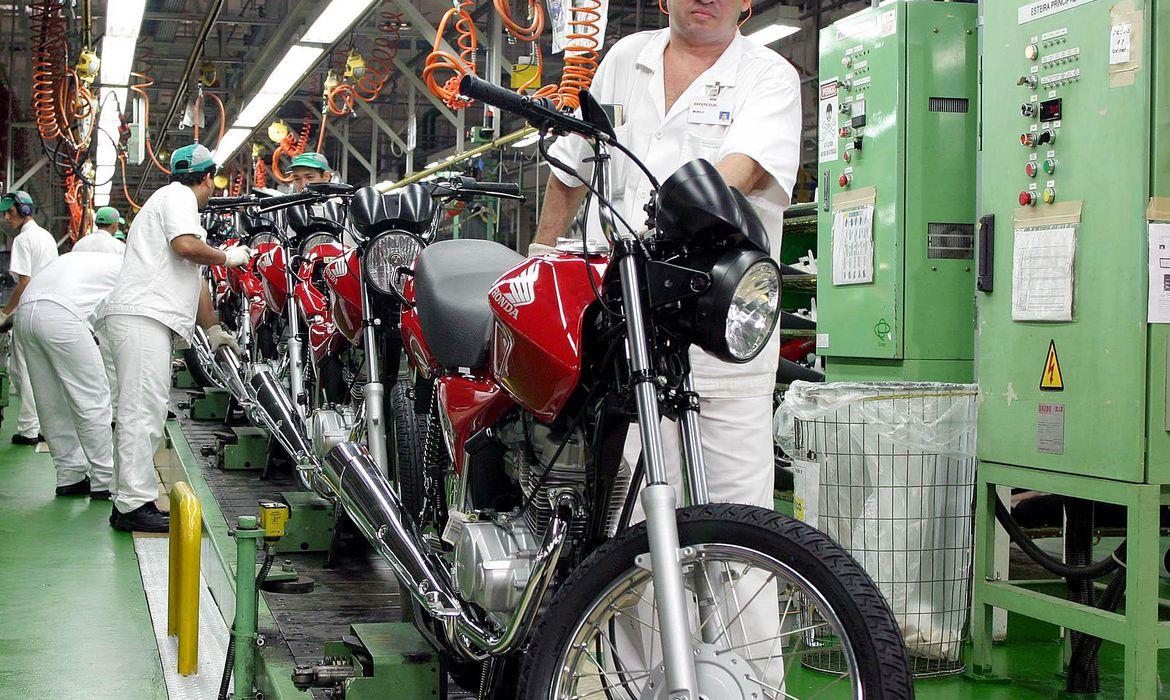 Produção de motocicletas tem alta de 37% no primeiro trimestre