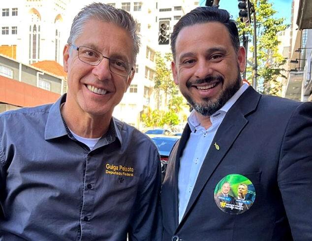PSC formaliza as candidaturas de Guiga Peixoto e Júnior Vaz