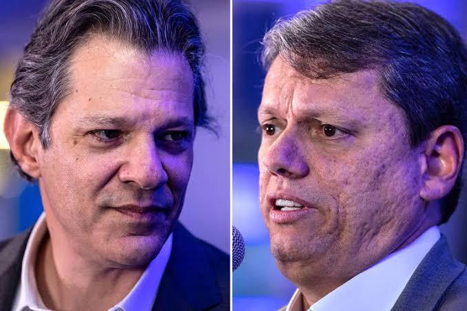Pesquisa Big Data em SP: Tarcísio tem 57% dos votos válidos, e Haddad, 43%