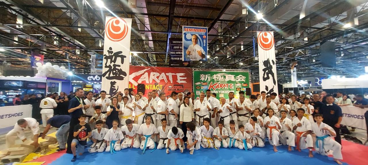 Karate de Piedade sobe cinco vezes ao pódio no Arnold Classic Challenge Shinkyokushin