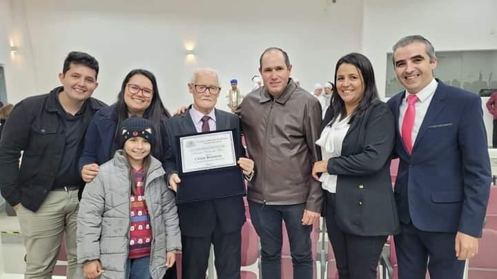 Pastor patriarca da Assembléia de Deus recebe o título cidadão Piedadense