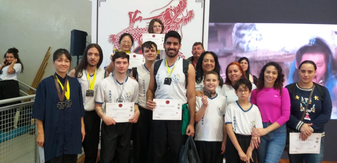 Equipe Huangshan Piedade conquista 12 medalhas no 13º Campeonato Paulista de Kung Fu