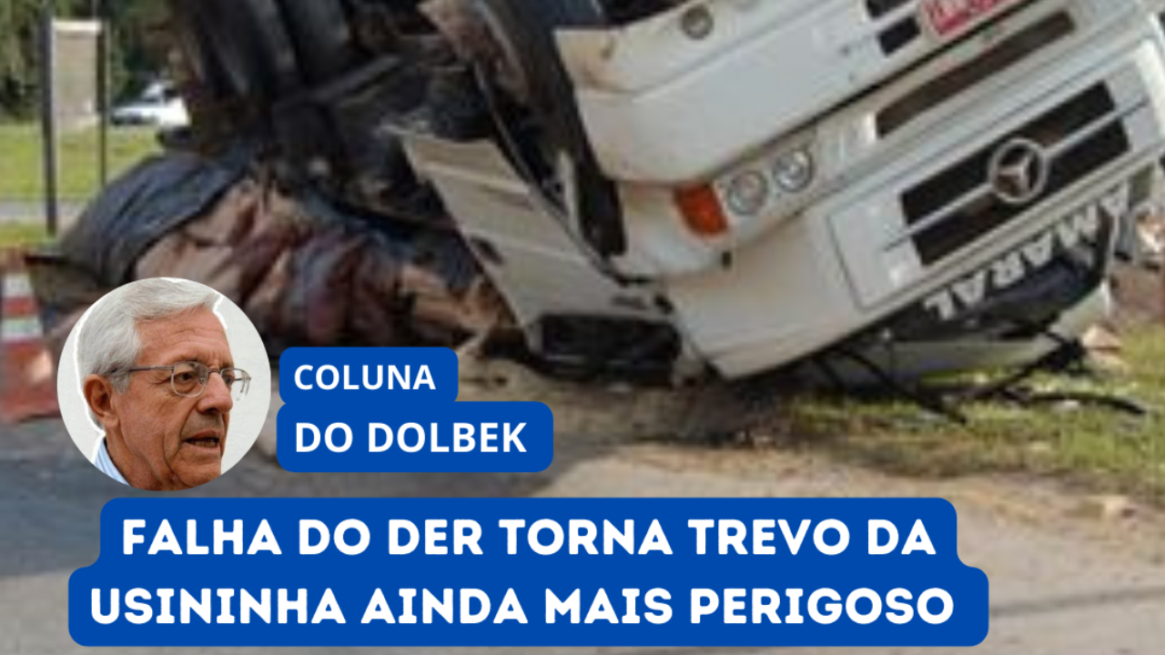 Falha do DER torna trevo da usininha ainda mais perigoso