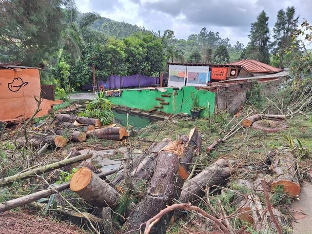Fortes chuvas deixam áreas rurais de Piedade sem energia elétrica