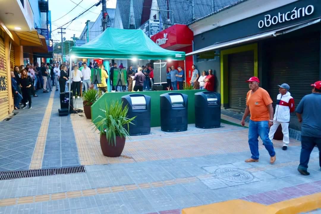 Inauguração do Calçadão 