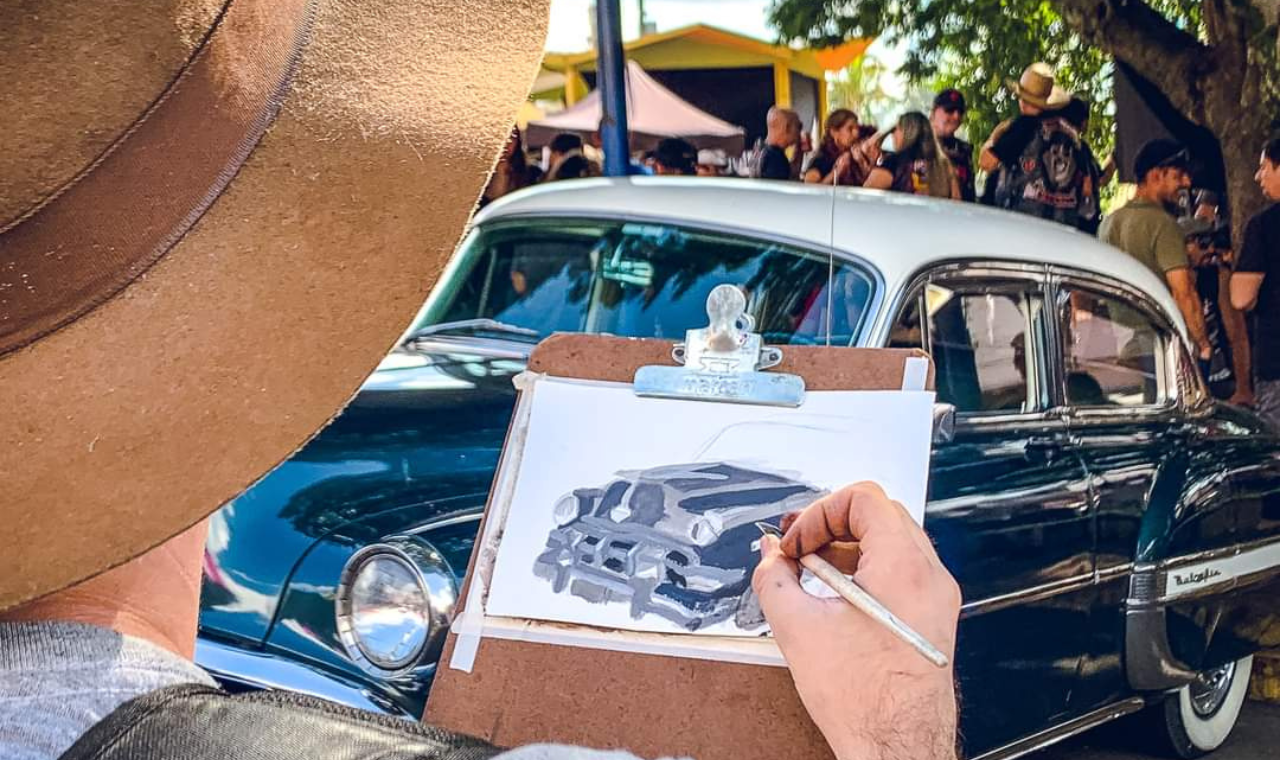 Piedade se prepara para o 9º Encontro de carros antigos