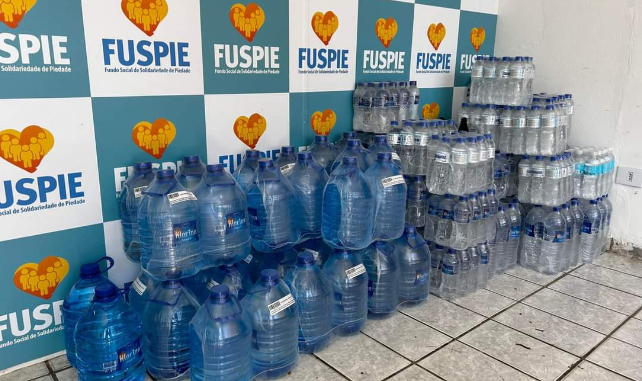 Campanha de arrecadação de água mineral “Piedade abraça Rio Grande do Sul”