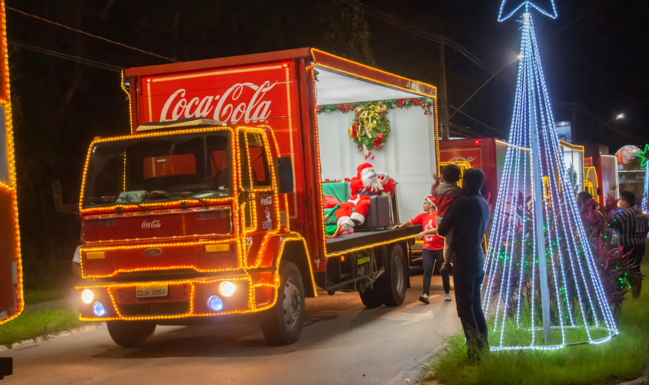 Caravana de Natal da Coca-Cola chega a Piedade no dia 7 de dezembro