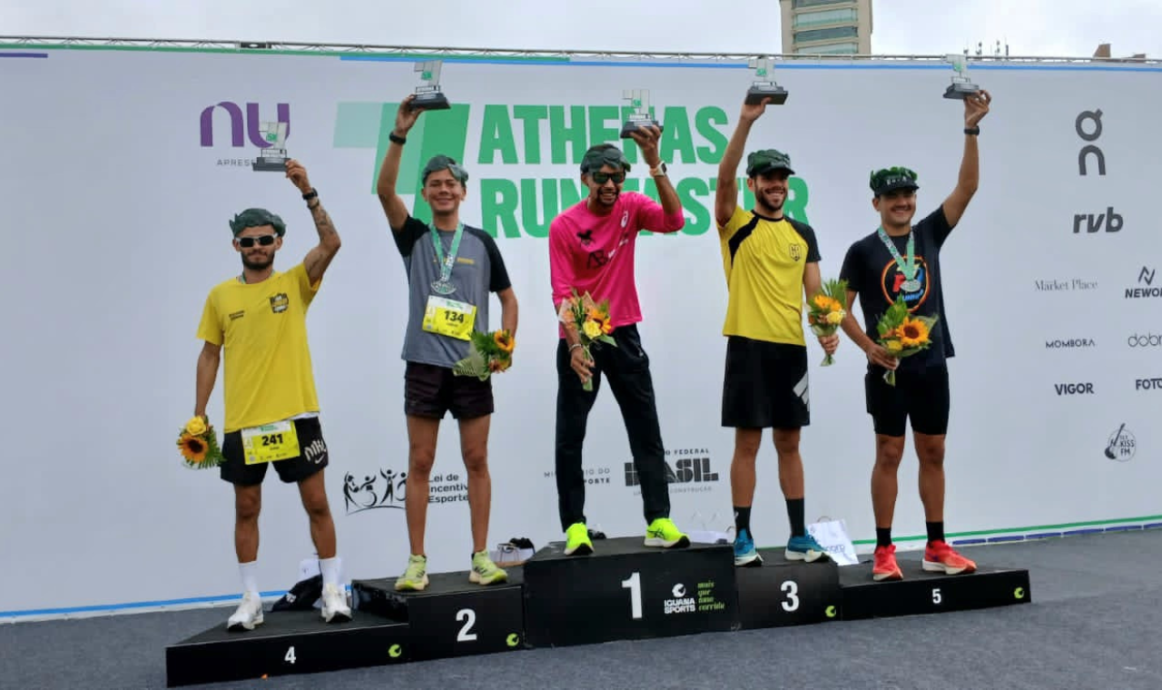 Carlos Vitor é vice-campeão da Athenas Run Faster 5K