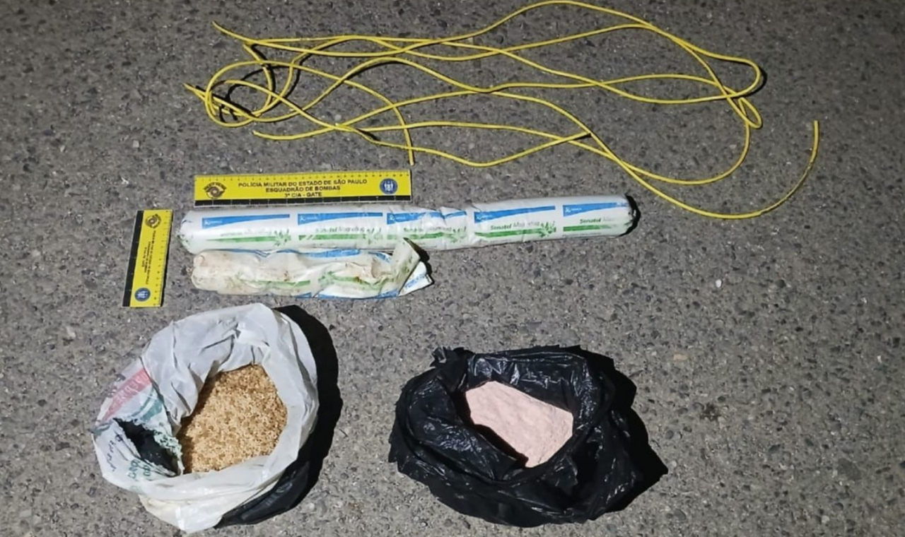 Homem é preso com artefatos explosivos em Piedade