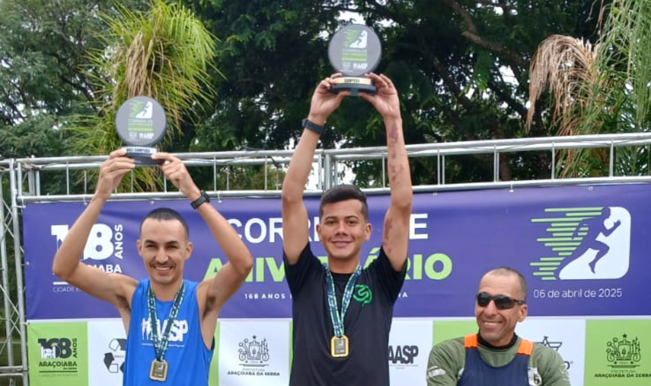 Carlos é campeão dos 5km em Araçoiaba