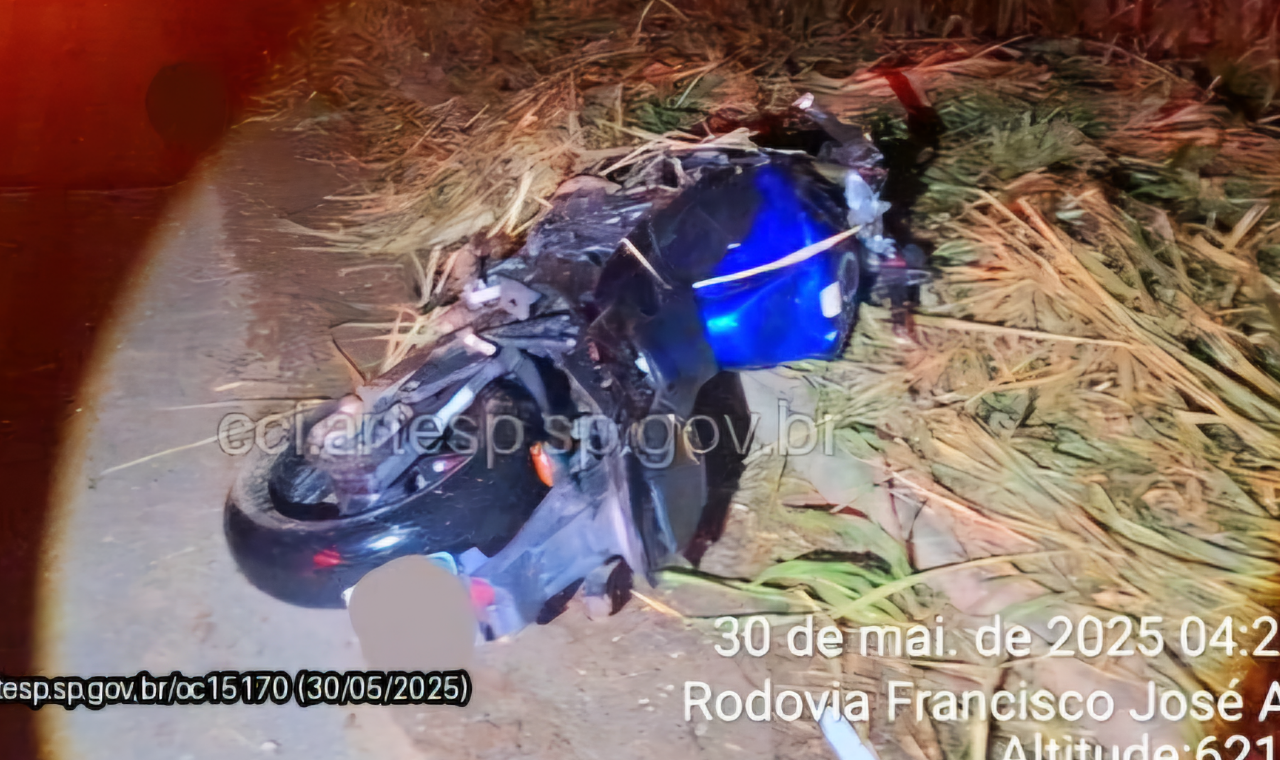 Motociclista morre em grave acidente em rodovia de Salto de Pirapora