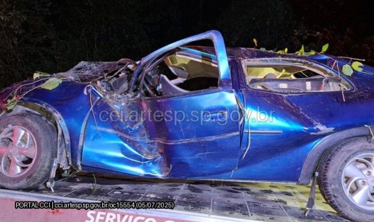 Capotamento na SP-079 em Piedade resulta em uma morte e um ferido