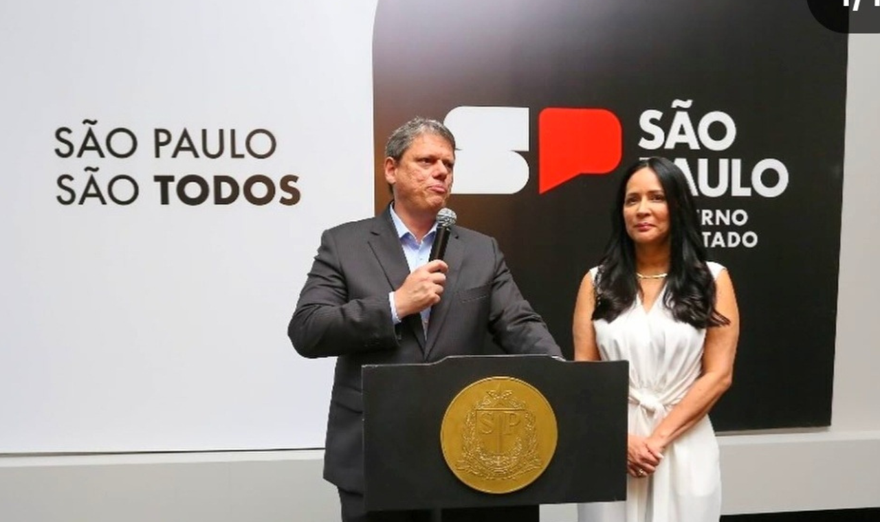 Governador Tarcísio de Freitas participa de cerimônia em Ibiúna