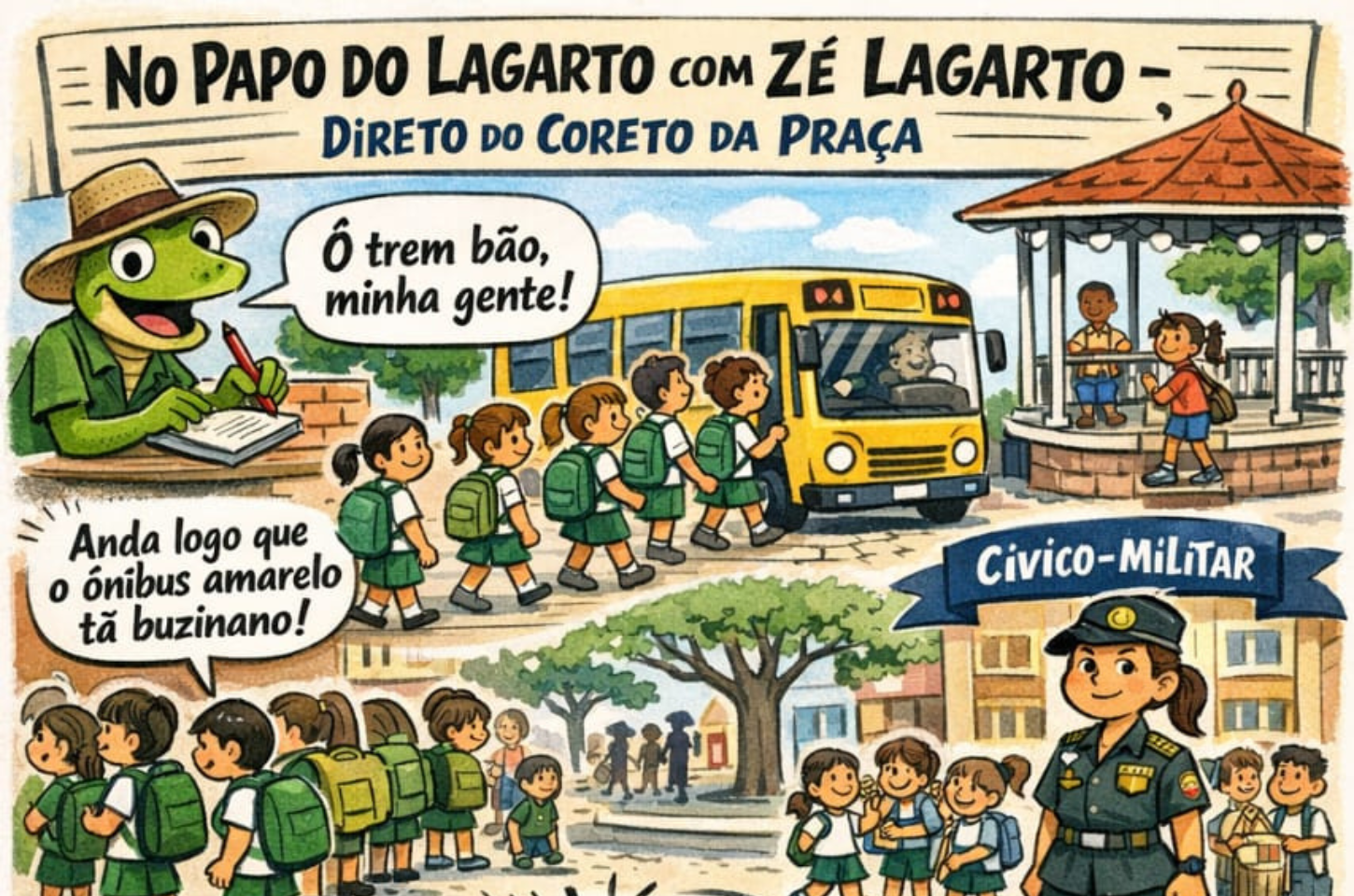 No Papo do Lagarto com Zé Lagarto