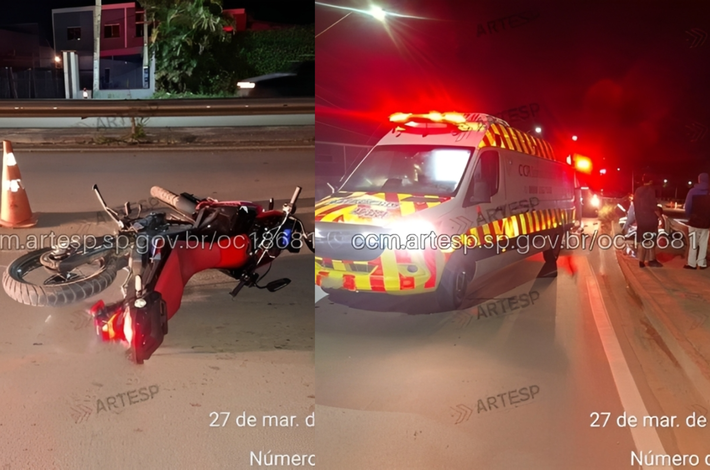 Motociclista morre após acidente na SP-250 em Ibiúna