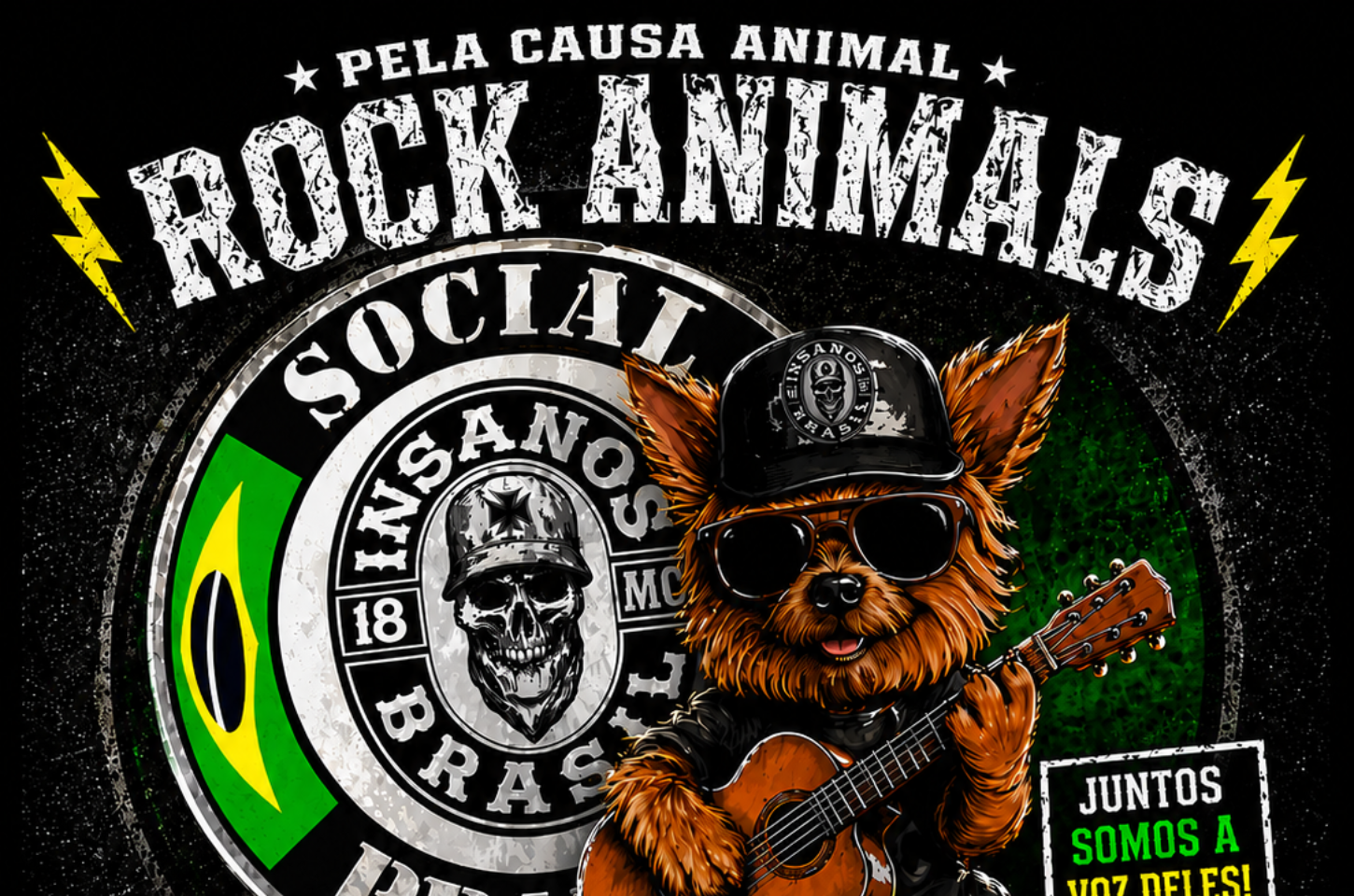 Rock Animals promove evento beneficente em prol da causa animal em Piedade