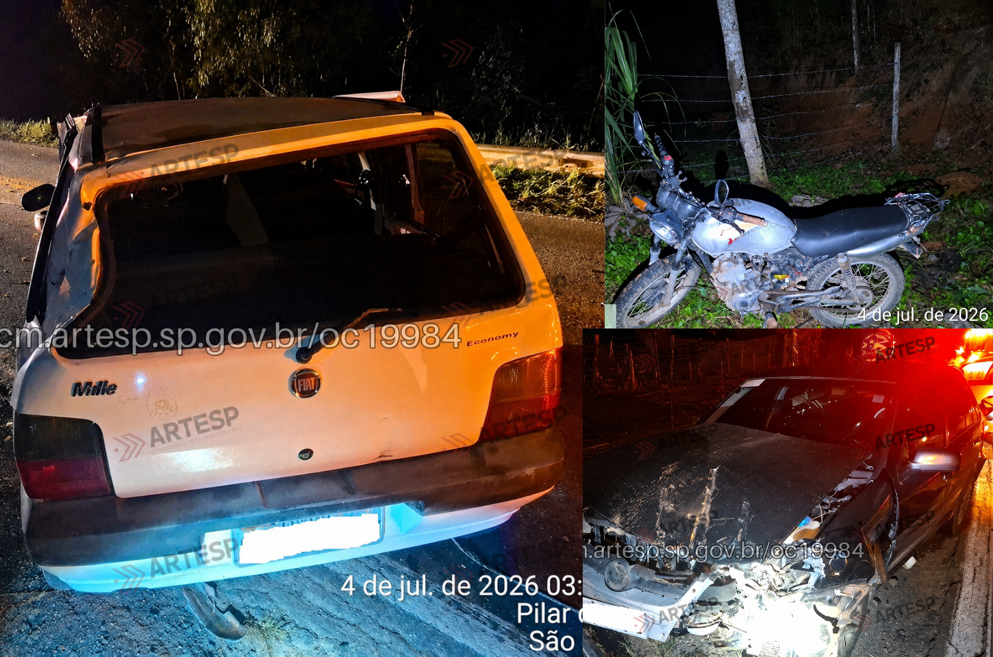 Acidente na SP-250 deixa um morto em Pilar do Sul