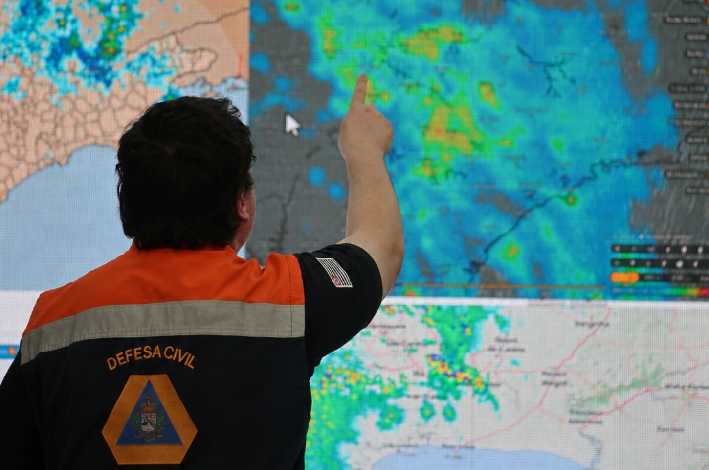 Defesa Civil alerta para chuva e ventos fortes em SP