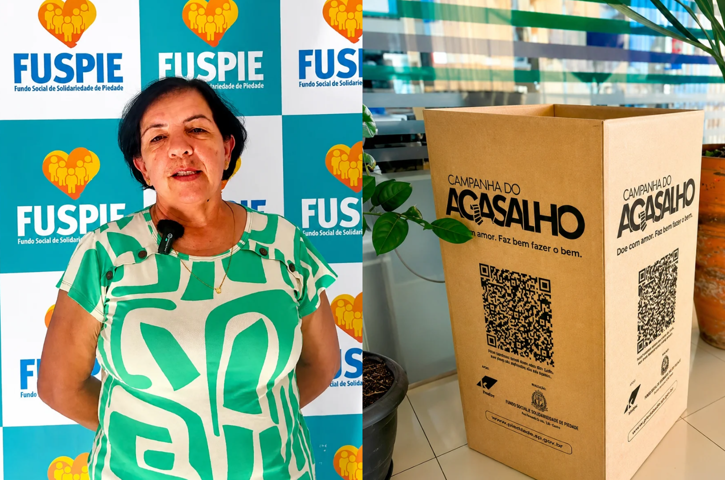Primeira-dama reforça Campanha do Agasalho em Piedade