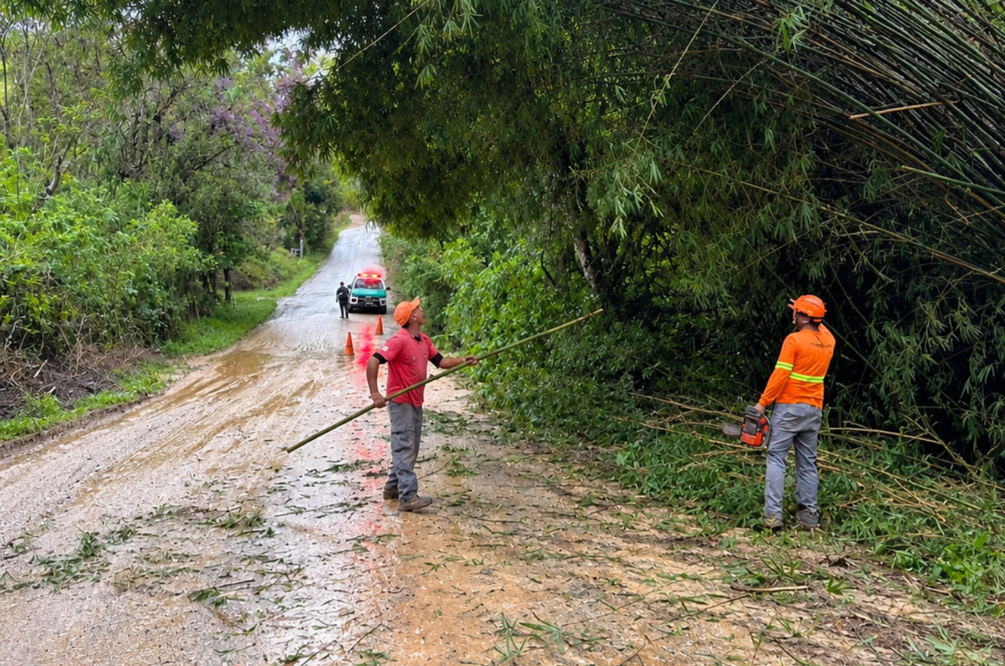Chuvas intensas mobilizam equipes e causam impactos em bairros de Piedade