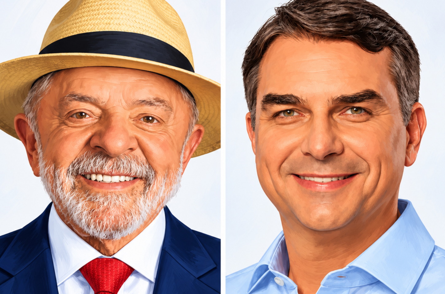 Flávio Bolsonaro tem 52% dos votos válidos contra 48% de Lula, aponta Real Time Big Data